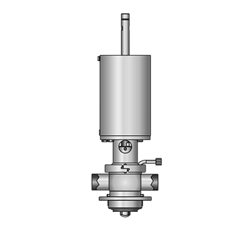 Vanne à clapet fond de cuve aseptique GEMBRA 5850 S-S